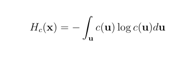 Definition of copula entropy